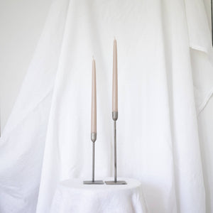 Oatmeal Taper Candlesticks