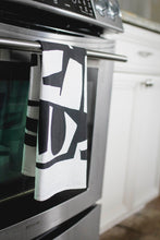 Kitchen Towel - Modern Forms Towel No.1 - Screen-Printed by Hand
