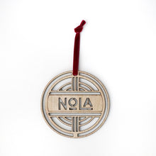 Nola Circle Wood Ornament