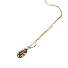 Gold Plated Oyster Pendant Necklace