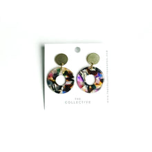 Mindy Gold Plated and Resin Earrings