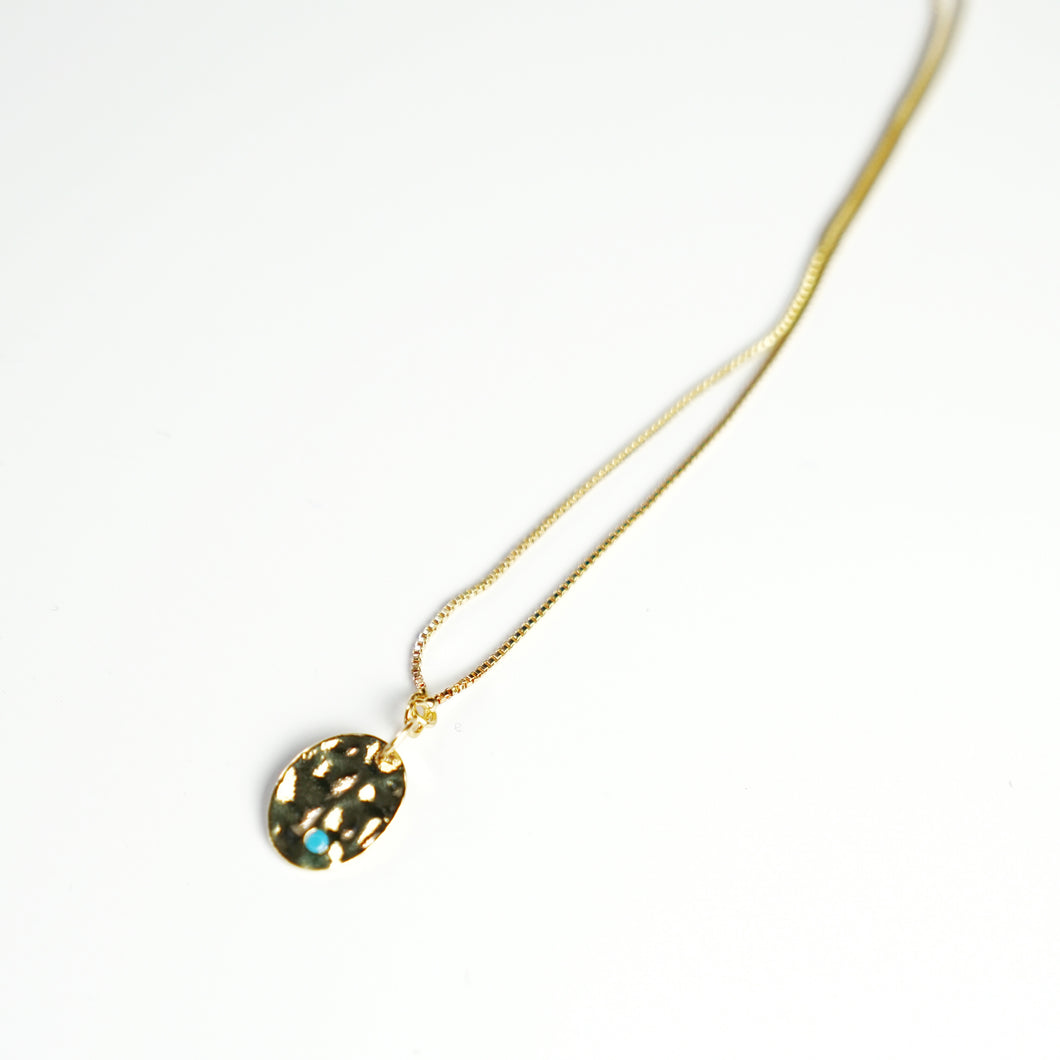 Layla Gold Plated Pendant Necklace