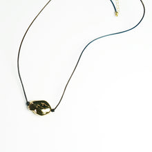 Claudia Gold Modern Nugget Necklace