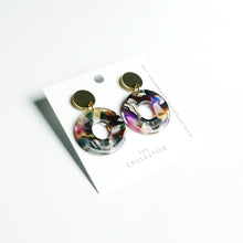 Mindy Gold Plated and Resin Earrings