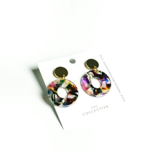 Mindy Gold Plated and Resin Earrings