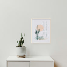 Desert Cactus Art Print